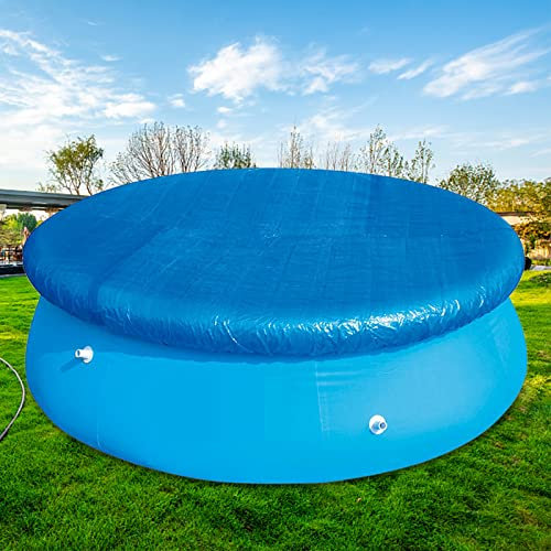 DBMGB Round Swimming Pool Cover, Winter Pool Cover Above Ground, Outdoor Swimming Pool Insulation Film for Garden Swimming Pools, High-density Fabric, Good Rainproof Performance
