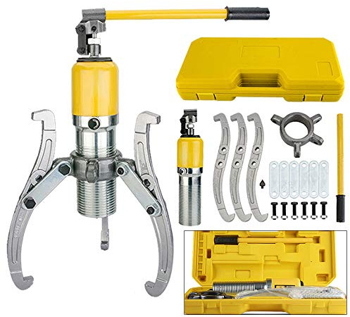 vinnyooc 20T hydraulisk avdragare, hydrauliska hjulnav, lageravdragare polhjulsavdragare 350 mm med 3 arm för nav flänsar kugghjul lager