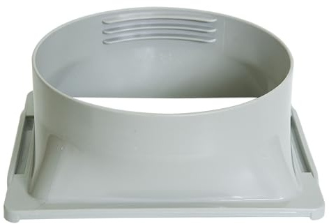 Ruolin Klimaanlagen Abluftschlauch Rohrverbinder, 150mm Tragbare Klimaanlage Abluftschlauch Adapter für Mobilen Klimaanlagen-Abluftanschluss