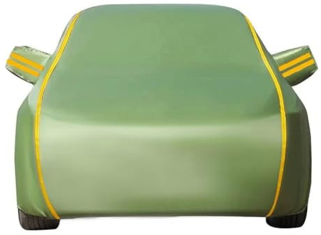 YOYIFA Autoabdeckung Für Mercedes SLK-Class R171, Allwetter-Schutzhülle für Autos im Freien mit reflektierenden Streifen, Schutz vor Schnee, Sonne, Staub und UV-Strahlung(Green)