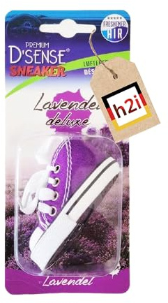 h2i Deodorante per scarpe, colore viola, con albero profumato per auto, diffusore profumo, profumo per auto, contro gli odori, distributore automatico in taxi, ufficio, casa, 1 pezzo