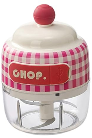Schiacciapatate elettrico portatile per verdure da 150 ml, macina cipolla robot da cucina gadget per la preparazione