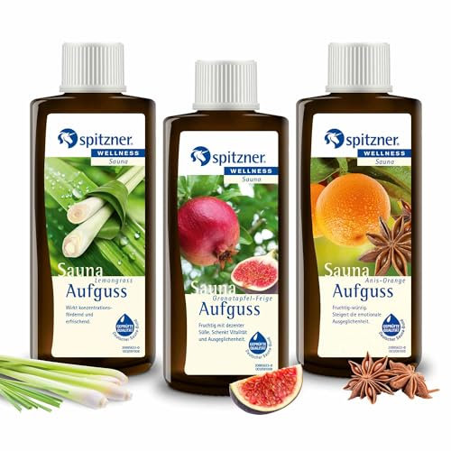 Spitzner Saunaaufguss Set Gute Laune (3 x 190ml)
