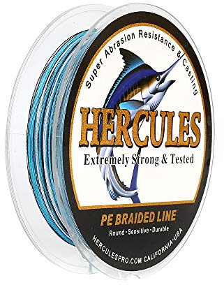 Hercules Super Cast 100m - 2000m 109-2196 Yards Geflochtene Angelschnur 6lb - 100lb Test für Salzwasser Süßwasser PE Geflecht Fischdraht Superline 4 Stränge