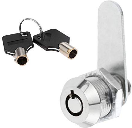 Serrure tubulaire en alliage de zinc pour tiroir de sécurité, cylindre de porte, boîte aux lettres, boîte à outils, serrure à 2 clés