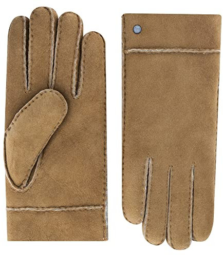 Roeckl Herren Bergen Lederhandschuhe, Hazelnut, 9