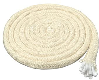 Ø 6 mm Flammschalendocht Baumwolldocht Öko-Tex Outdoor Flammschale Öllampe Made in Germany lang 1 m