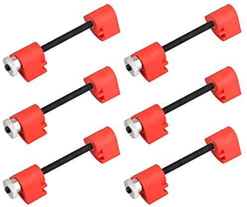 Jiayouy Geigenbauer-Werkzeug für Violinen-Reparatur, 10,2 cm, Rot, 6 Stück