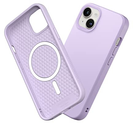 RhinoShield SolidSuit Hülle für MagSafe für iPhone 14/13 | Starker Magnet, Fallschutz nach Militärstandard, klassisches Design, kabelloses Laden, schlankes Profil
