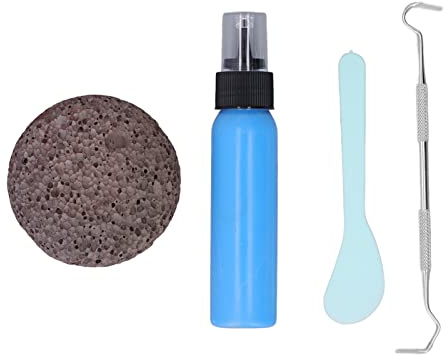 Pick Peel Stone Kit, Pick Rock for Anxiety, DIY Picking Rock Toy Skin Picky Bimsstein Spielzeug für Erwachsene Teenager Kinder, Dermatillomanie, ADHD, OCD, Verspannungen