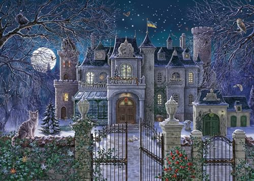 Ravensburger Puzzle Die Weihnachtsvilla - 1000 Teile Puzzle für Erwachsene | 1000 Teile Puzzle, Erwachsenenpuzzle, Geschenk für Frauen und Männer