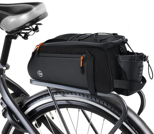 Ertisa Fahrrad Gepäckträgertasche, 8L Wasserdicht Fahrradtaschen Multifunktionale Hinter Gepäcktasche Fahrradtaschen für Gepäckträger Fahrradzubehör für MTB Mountainbike Radsport Camping