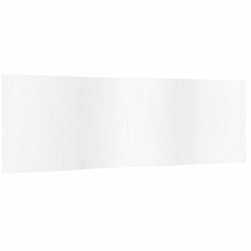 vidaXL Paravent Weiß Breite 600 cm Höhe 165 cm Bambus