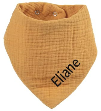 Grovjewfit Personalisiertes Baby Sabberlätzchen Mit Individuellem Namen Datum Dreieckstuch Hochwertiges Halstuch Baby Lätzchen Für Babys Ernährung Stillen Saugfähiges Material