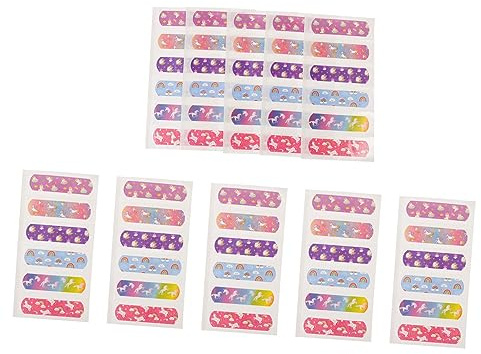 SEWOART Vendajes Adhesivos para Niños Dibujos, Transpirables y Suaves Piel, Pe, 10 Hojas de 6 Piezas para Pequeñas Heridas