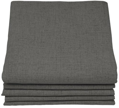 Moondream LumenControl™ Verdunkelungsvorhang | Licht+Sonnenschutz | 100% Lichtschutz | EU Herstellung | Faltenband | Grau MC740 | 130B x 260H cm