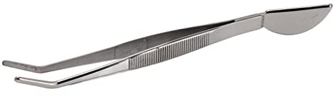 Yosoo Health Gear Pince à bonsaï Longue en Acier Inoxydable avec Tête de Spatule Lunaire, Outil Professionnel pour Plantes, Jardinage, Plantes Succulentes, Desserrage du Sol en Pot de Cuisine,