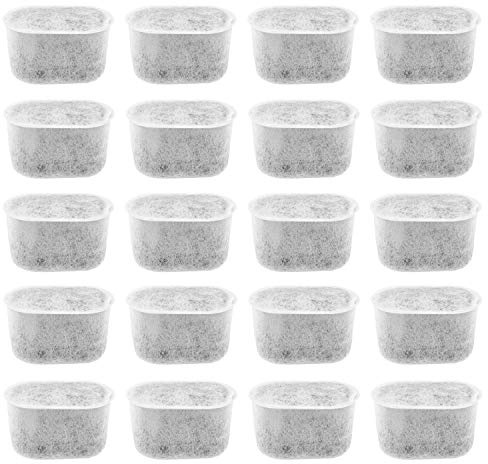 ECO-FUSED Replacement Charcoal Water Filter Compatible with Keurig 2.0 Models - 20 Pack - Extra Fine Grain - Fine Mesh Material - Long Lasting - For Improved Coffee Taste - Easy to Replace