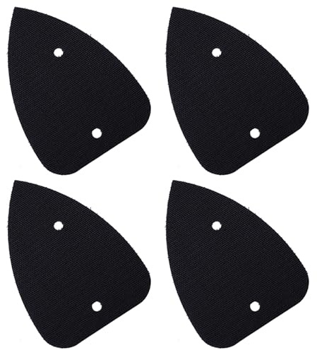 Detail Sander Backing Pad Replacement # 577044-01 by LotFancy, Pack of 4, for Black & Decker Mouse Sander MS500, 11667, 11670, 11680, Craftsman 900116700, 900116670