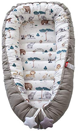 DorkasDE Babynest Kuschelnest Matratze im Bett Faltbett Babybett Reisebett