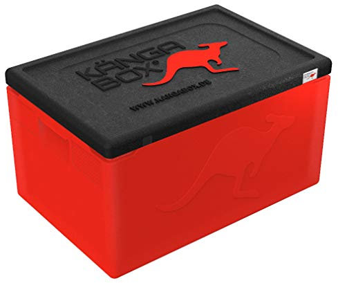 KÄNGABOX® Professional GN 1/1 rot 48L – Thermobox für Essen, Styroporbox-Alternative, Warmhaltebehälter & Kühlbox, hygienisch, HACCP Ready, Temperaturbeständig von -40 °C bis +120 °C
