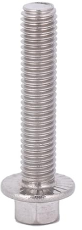 Schraube Großhandel 10pcs M8 Edelstahl Ss304 Sechskant Flansch Schrauben Zylinderkopf Unterlegscheibe Schrauben(M8*25)