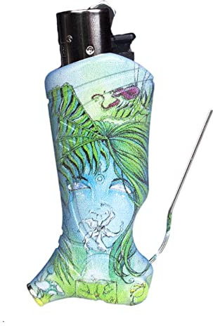 Toker Poker® - Clipper Lighter Sleeve Multi Tool, Alice Collection - Sugar Cube, All Inclusive Tool for Camping and Other