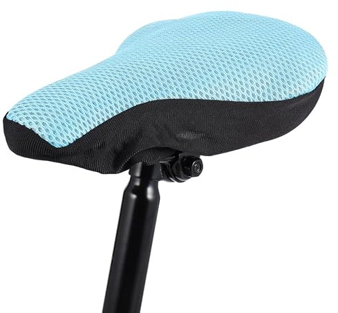 Garneck Bike Seat Cover Kids Waterproof For Ergonomic Replacement Saddle | Enhance Young Flat Protector Bicycle Purple Padded Mesh Accessories Cushion Outdoor Men Sun Protection Mountain Breathable 3D
