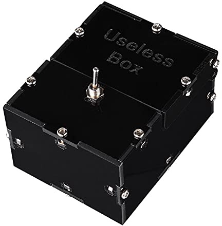 Useless-Box-DIY-Kit, lustiges Spielzeug, Einzigartige Geschenke, Berühren Sie Nicht die Useless-Box-DIY-Teile-Kit für Geburtstag und Party, Automatische Box, Kreative