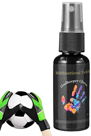Shurzzesj 30 ml Handschuhkleber Torwart, Torwarthandschuh-Griffspray, Handgriffspray, Torwarthandschuhspray, Anti-Rutsch für Fußballhandschuhe, Fußballgriffspray für Fußballsport, Torwart