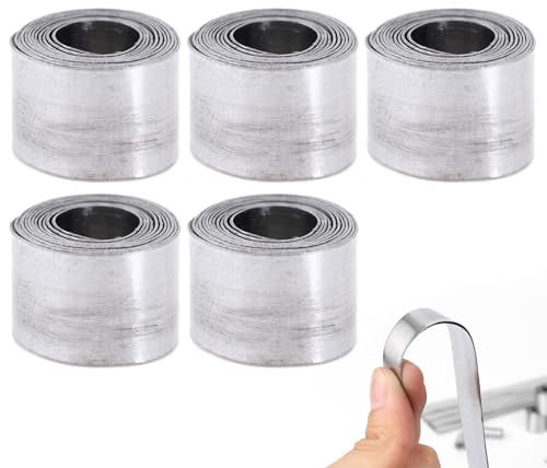 Piombo Foglio Rotolo Nastro Piombo Alta Purezza Accessori per Attrezzatura Pesca 5 Rotoli 0.6mm Tokaneit