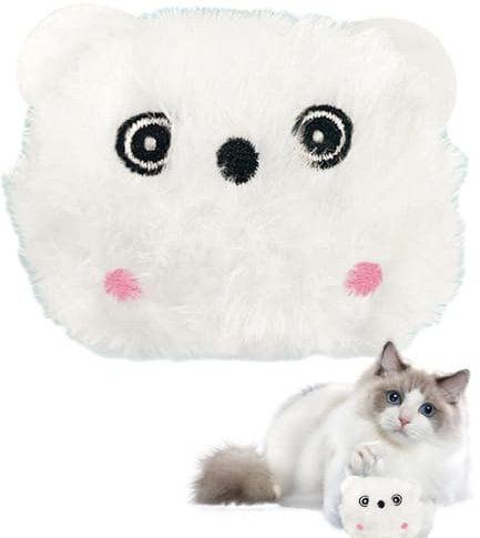 Plüschspielzeug für Hunde, lustiges Geräuschspielzeug, weiches und bequemes Design, integrierte Katzenminze-Duftpackung, quietschend, interaktives Cartoon-Spielzeug für Hunde und Katzen