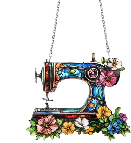 Acryl Nähen Ornamente Kleine 2D Nähmaschine Mehrzweck Auto Ornamente Wand Anhänger Weihnachtsbaum Home Tür Urlaub Dekorationen für Innen und Außen