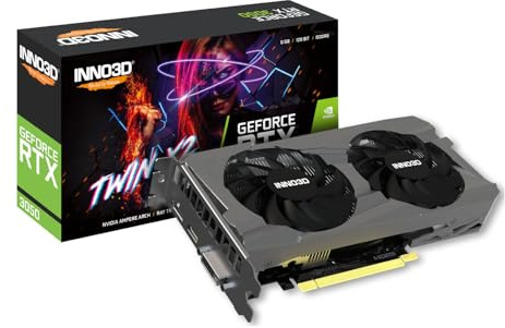INNO3D NVIDIA GeForce RTX 3050 Twin X2 V2 6GB GDDR6 Gaming Graphics Card (Dual Fan, 2 Slot)