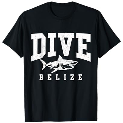 Souvenir zum Tauchen mit Haien aus Belize T-Shirt