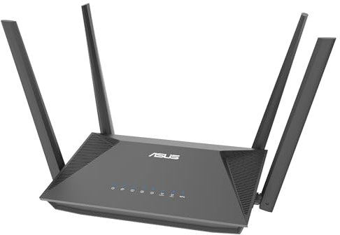 ASUS RT-AX52 Pro (AX3000), Router Estensibile Dual Band WiFi 6, Dotato di Instant Guard e dei Parental Control, VPN Integrata, Compatibile con AiMesh, Adatto per Gaming e Streaming, Smart Home, Nero