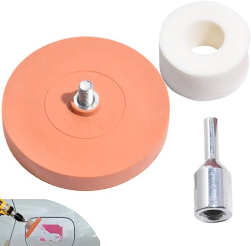 Sticker Remote Wheel - 10 cm Radiergummi | Effektive Entfernung von grafischen Streifen auf dem Autolack-Körper ohne Beschädigung der Farbe für Werkstatt und Verwendung von