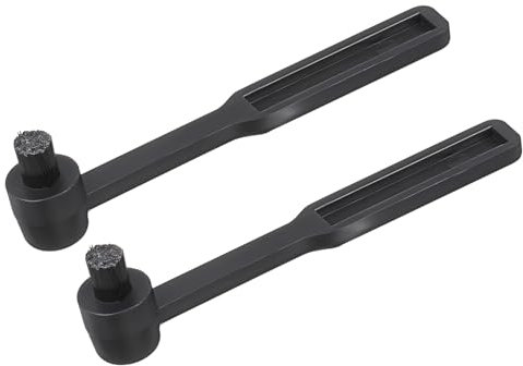 CHICAMPERA 2 pezzi Spazzola per Pulizia Puntina per Pulizia Dischi e Accessori Spazzola per Dischi e Obiettivi Fotografici Resistente e Strumento Multifunzionale