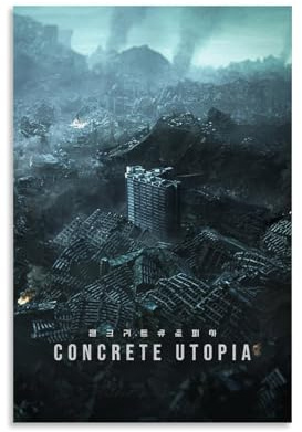 AEUYWQHKEKG Concrete Utopia Posters Aesthetic Vintage Wall Art Canvas Poster Decorative Painting Living Room Bed Room Decor 20x30inch(50x75cm) Unframe-style