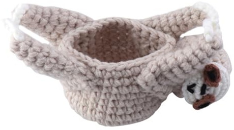 ifundom Sloth Shaped Hanging Planter Capacity Fabric Pot for Air Plants Wall Decor for