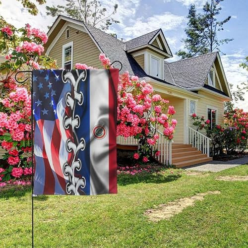 Bandera estadounidense y paraguaya de doble cara, 28 x 40 pulgadas, decoración para exteriores