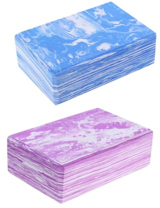Toyvian Blocchi Yoga EVA Camouflage 2 Unitá Blocchi di Supporto per Stretching e Allenamento per Principianti