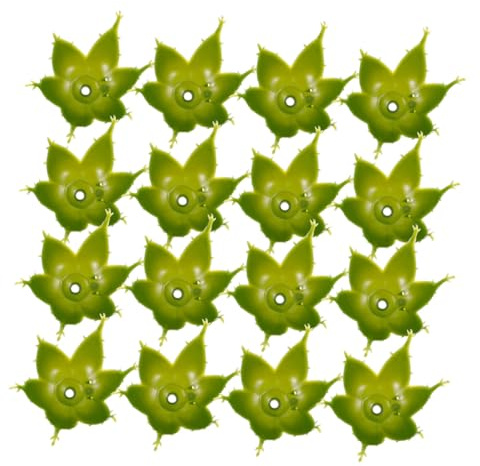 HIAKDOFT Calices Artificiels pour Bouquets de Roses 60 Pièces en Plastique Vert, Socles pour Composition de Fleur DIY Décoration Intérieure Mariage Accessoires Polyvalents