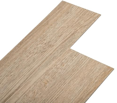 SUNNYNEST 36PCS 91.5 × 15.2 cm Self-Adhesive Vinyl Floor Tiles Wood Effect