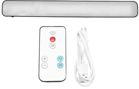 Zhdbchyuu Touch Table Lamp 5 Colors Dimmable Mirror Lights Rechargeable Kitchen Ceiling Light with Remote Control