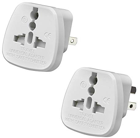 TEC UK - UK to Australia and China Power Adaptor for Visitors to Australia, China and New Zealand (Pack of 2)