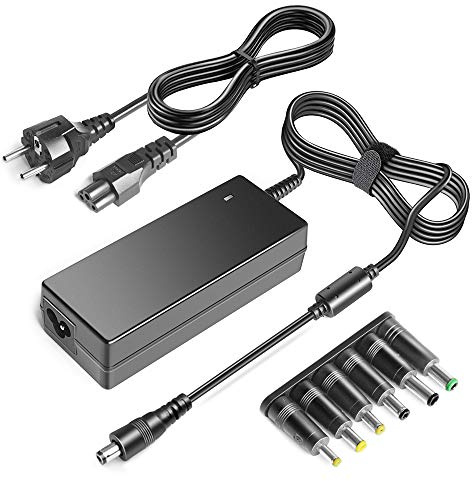 TAIFU DC 48V Universal Netzteil für PoE Injektor, PoE Injektoren, PoE-Switch, PoE-Switch, EdgeRouter, Swann NVR, LED-Streifen AC Adapter Ladekabel mit 6 Anschlüssen 5,5 x 2,5 mm/6,5 x 4,4 mm