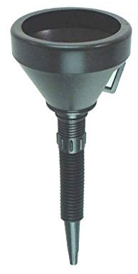 Flushzing - Imbuto 2 in 1, in plastica, per gasolio e Benzina, Colore: Nero