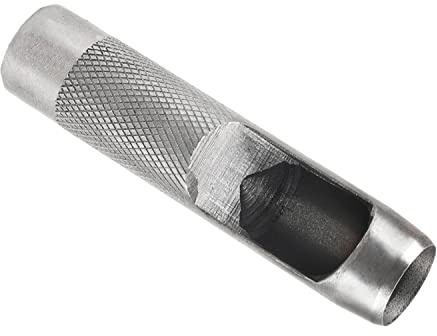 Utoolmart 20 mm runder Hohlstanzer, Lederhandwerk, runder Karbonstahl, Lederhandwerk, Hohllochschneider, 1 Stück