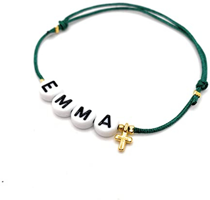 Armband personalisiert Kreuz Taufe Kommunion